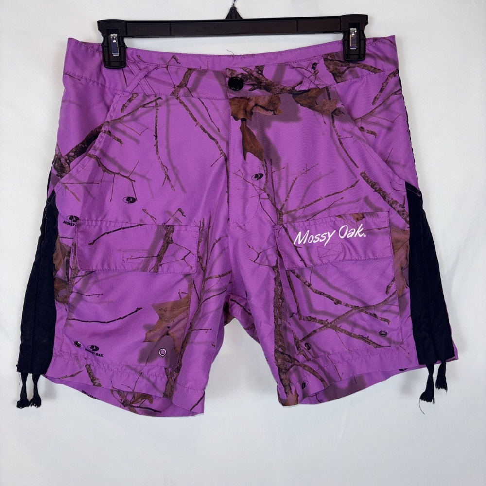 Mossy Oaks Men's 35 Dry FitReal Tree Camo Cargo Shorts Outdoors Gorpcore Hiking